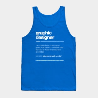 Graphic Designer Definition Tank Top